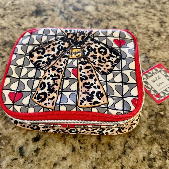 Brighton Travel Jewelry or Cosmetic Case - Wild Love- New! - Picture 2 of 12